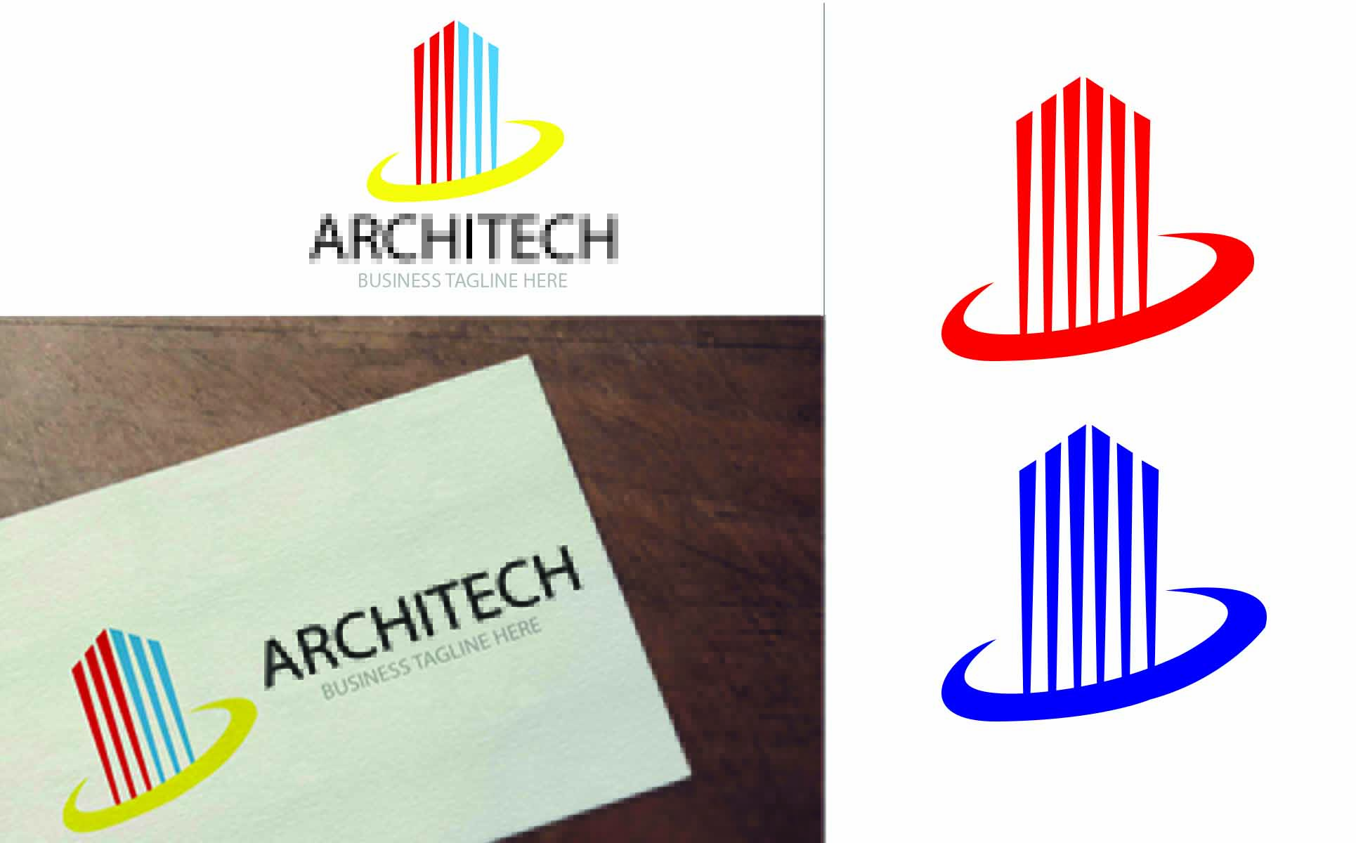 Download Шаблон логотипа "Architech Logo Template" / Architech Logo Template - Шаблон логотипа на тему графика architech logo 3d appearance branding clean client depth design dimensional display effects floor graphic great icon mockup office photo-realistic presentation