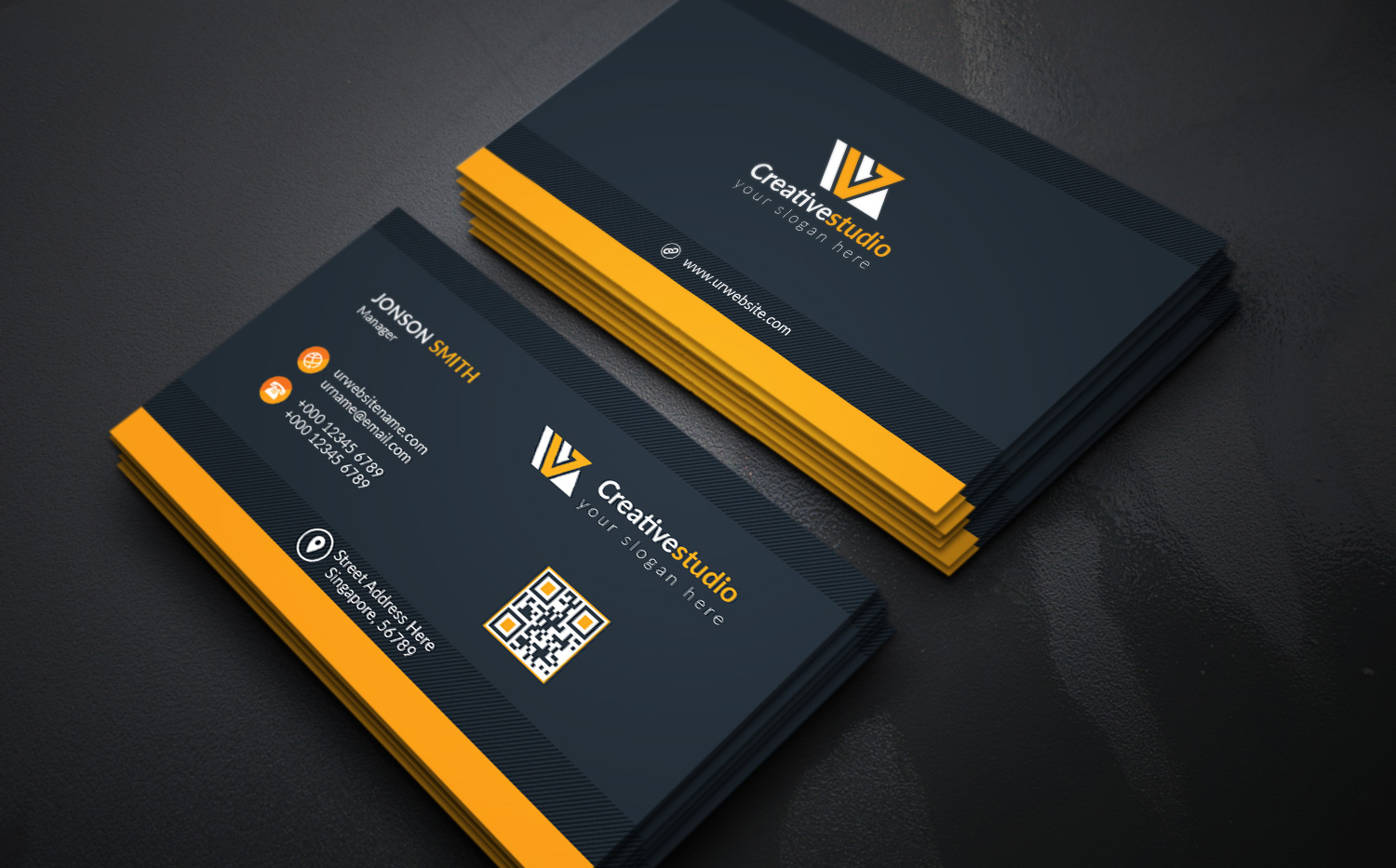 Download Фирменный стиль "Creative Studio Business Card - Corporate Identity Template" / Creative Studio Business Card - Corporate Identity Template - Фирменный стиль на тему графика print,designer,business,card,both,side,design,green,black,white,professional,modern,graphic,landscape,official,standard,creative,simple,web,logo