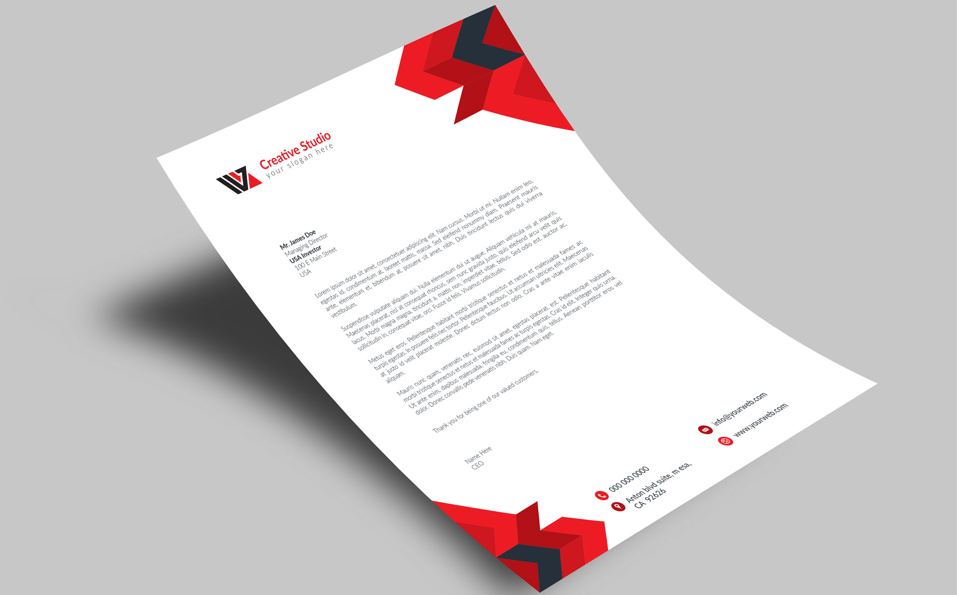Download Фирменный стиль "Multipurpose Business Letterhead - Corporate Identity Template" / Multipurpose Business Letterhead - Corporate Identity Template - Фирменный стиль на тему графика business,letterhead,printing,professional,design,psd,best,modern,simple,corporate,creative,envelope,doctor,latest,minimal,card,luxury,multipurpose