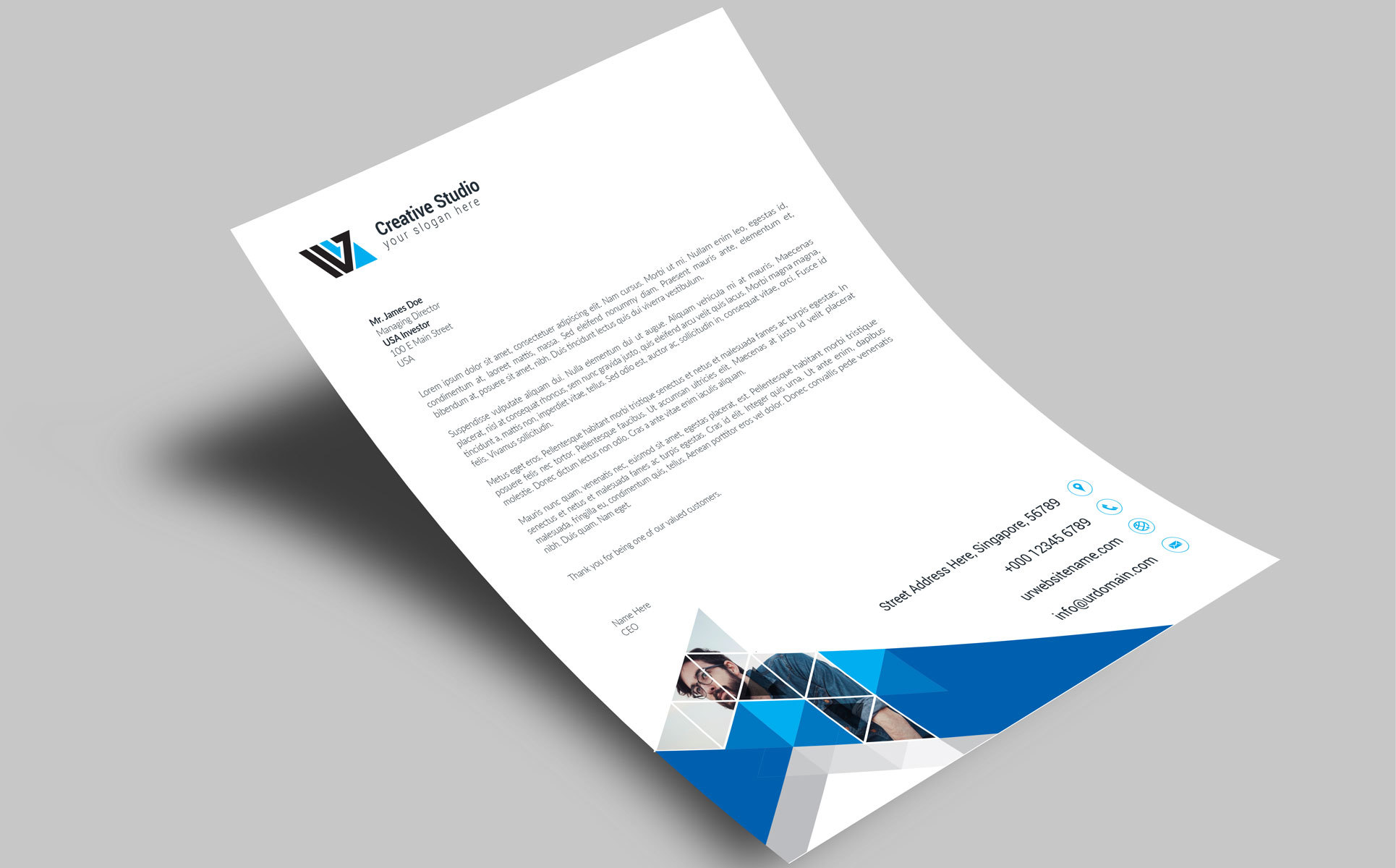 Download Фирменный стиль "Multipurpose Business Letterhead - Corporate Identity Template" / Multipurpose Business Letterhead - Corporate Identity Template - Фирменный стиль на тему графика business,letterhead,printing,professional,design,psd,best,modern,simple,corporate,creative,envelope,doctor,latest,minimal,card,luxury,medical
