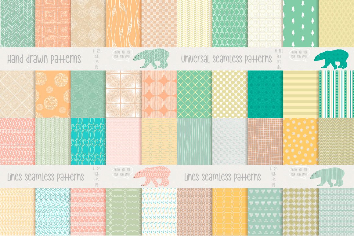 Download Pattern "Megapack Pattern" / Megapack Pattern - Pattern на тему графика texture textures background wallpaper fabric wrapping paper pattern seamless flower floral florals wedding leaf leaves logo logos invitation card rsvp