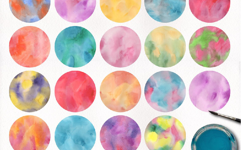 Download Background "DIY Watercolor Collection Background" / DIY Watercolor Collection Background - Background на тему графика shape texture background wallpaper fabric wrapping paper pattern seamless flower floral wedding leaf leaves logo logos invitation card rsvp save