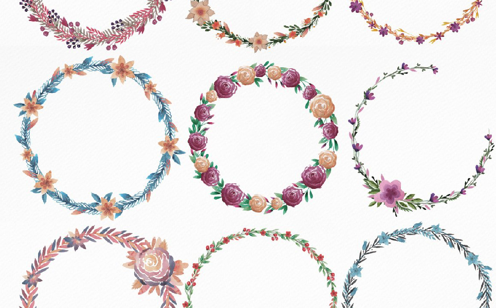 Download Иллюстрация "Watercolor frames, Patterns and Animals - Illustration" / Watercolor frames, Patterns and Animals - Illustration - Иллюстрация на тему графика watercolor watercolour compositions patterns frames animals deer bear rabbit cat card invitation poster print invite branding social media botanical fashion