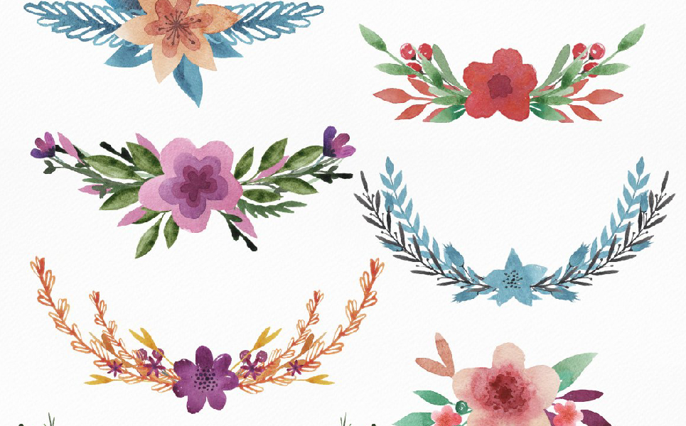 Download Иллюстрация "Watercolor frames, Patterns and Animals - Illustration" / Watercolor frames, Patterns and Animals - Illustration - Иллюстрация на тему графика watercolor watercolour compositions patterns frames animals deer bear rabbit cat card invitation poster print invite branding social media botanical fashion