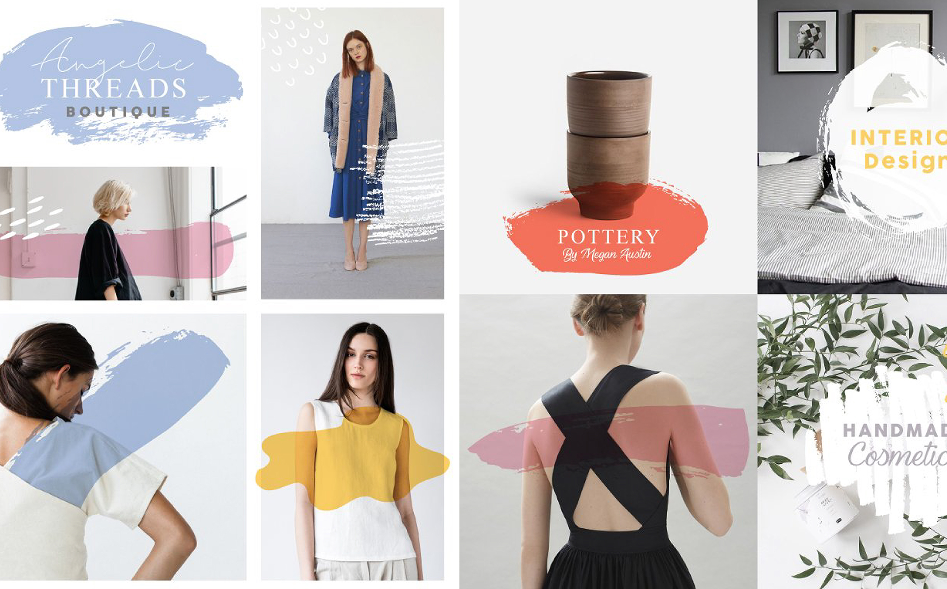 Download Иллюстрация "Artistic Toolkit - Illustration" / Artistic Toolkit - Illustration - Иллюстрация на тему графика abstract shape line circle object dry brush pattern card postcard print poster photo pillow pod artistic summer spring holiday invite