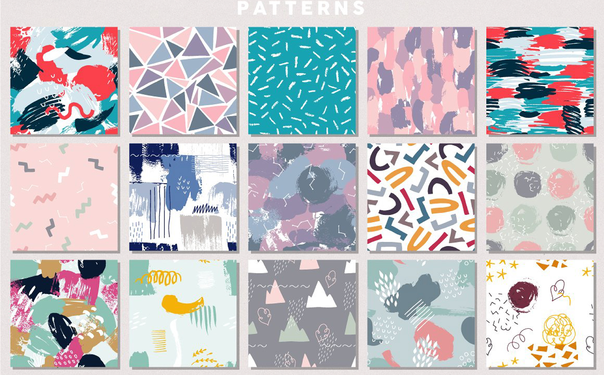 Download Иллюстрация "Artistic Toolkit - Illustration" / Artistic Toolkit - Illustration - Иллюстрация на тему графика abstract shape line circle object dry brush pattern card postcard print poster photo pillow pod artistic summer spring holiday invite