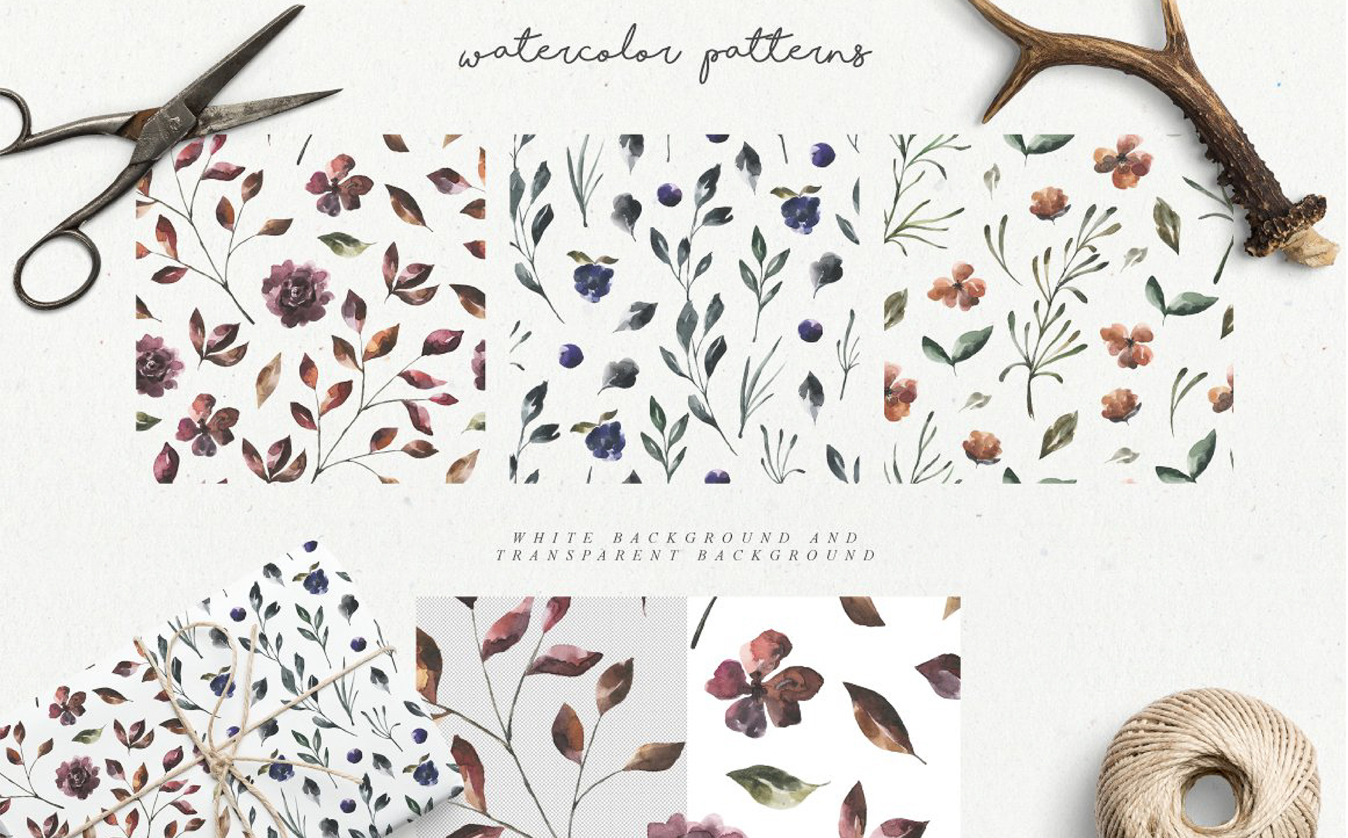 Download Иллюстрация "Her Flowers Watercolor Collection - Illustration" / Her Flowers Watercolor Collection - Illustration - Иллюстрация на тему графика flower flowers shape watercolor watercolour elements illustration bouquet plant wreath frame compositions card logo floral magazine poster print book cover