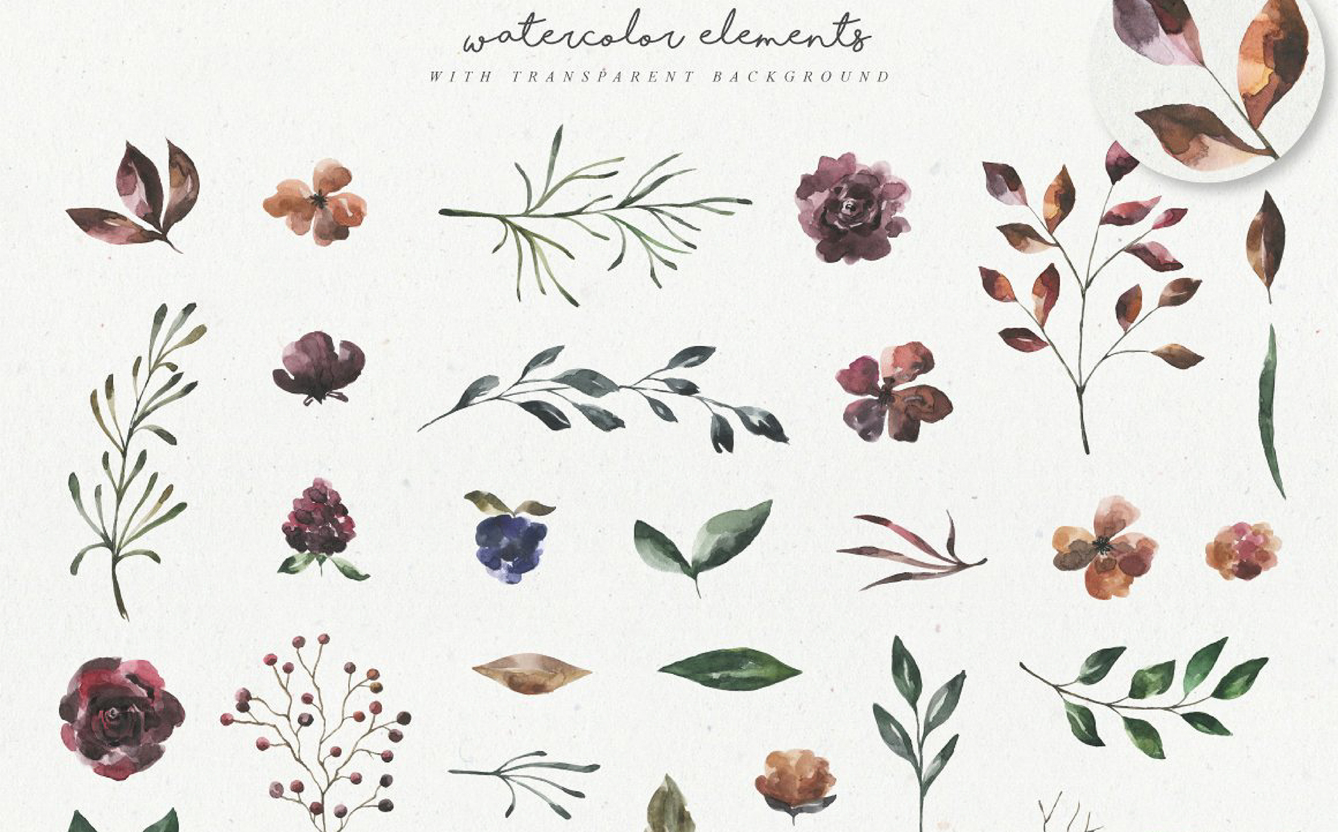 Download Иллюстрация "Her Flowers Watercolor Collection - Illustration" / Her Flowers Watercolor Collection - Illustration - Иллюстрация на тему графика flower flowers shape watercolor watercolour elements illustration bouquet plant wreath frame compositions card logo floral magazine poster print book cover