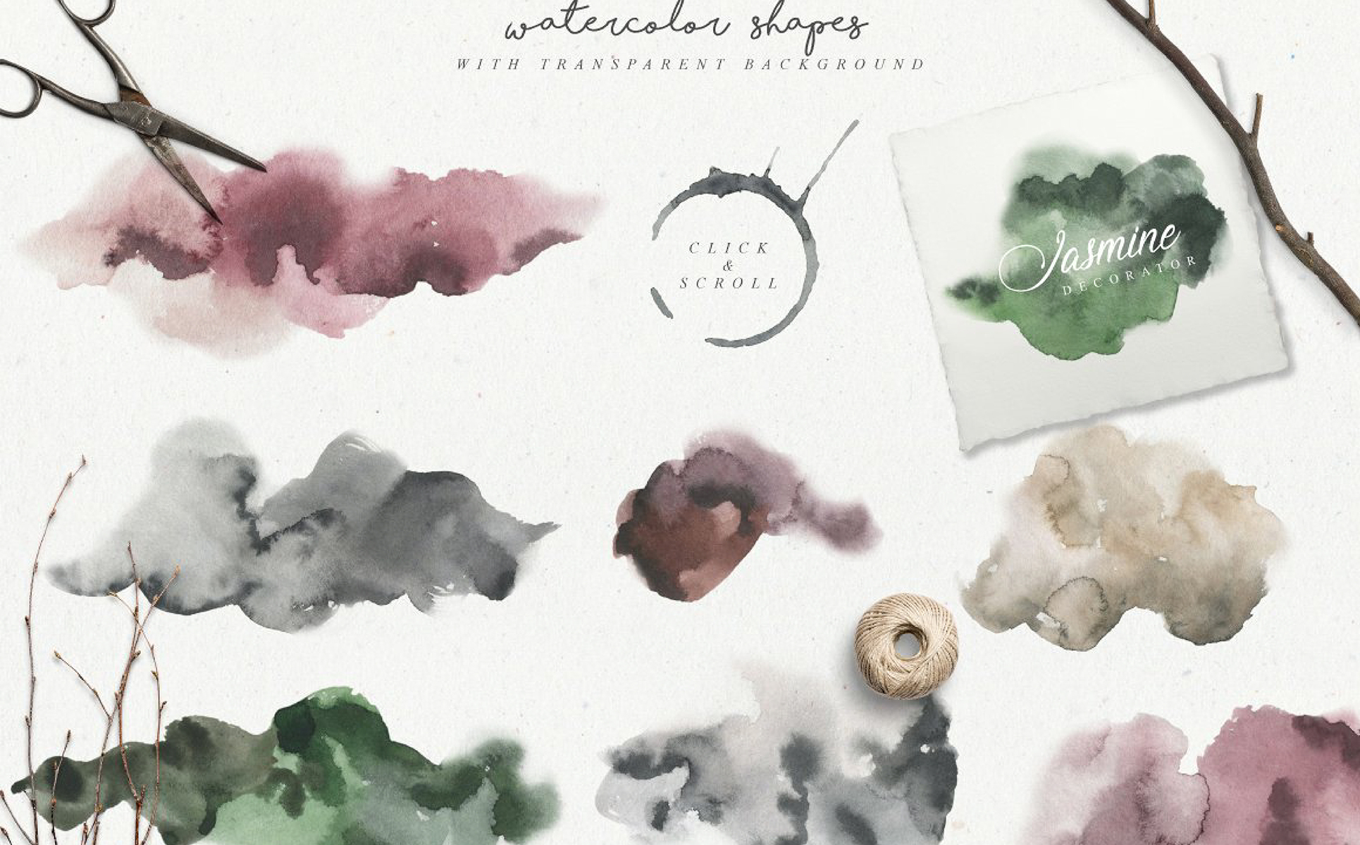 Download Иллюстрация "Her Flowers Watercolor Collection - Illustration" / Her Flowers Watercolor Collection - Illustration - Иллюстрация на тему графика flower flowers shape watercolor watercolour elements illustration bouquet plant wreath frame compositions card logo floral magazine poster print book cover