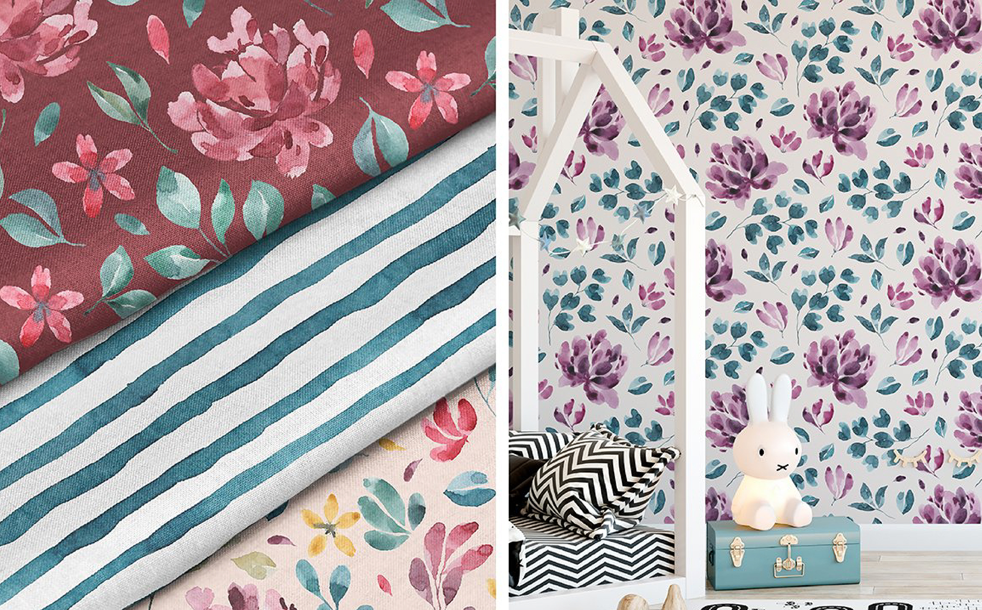 Download Иллюстрация "Blossoms Collection - Illustration" / Blossoms Collection - Illustration - Иллюстрация на тему графика blooming blossoms flower watercolor watercolour pattern seamless wedding leaf leaves logo logos invitation card rsvp summer spring holiday invite branding