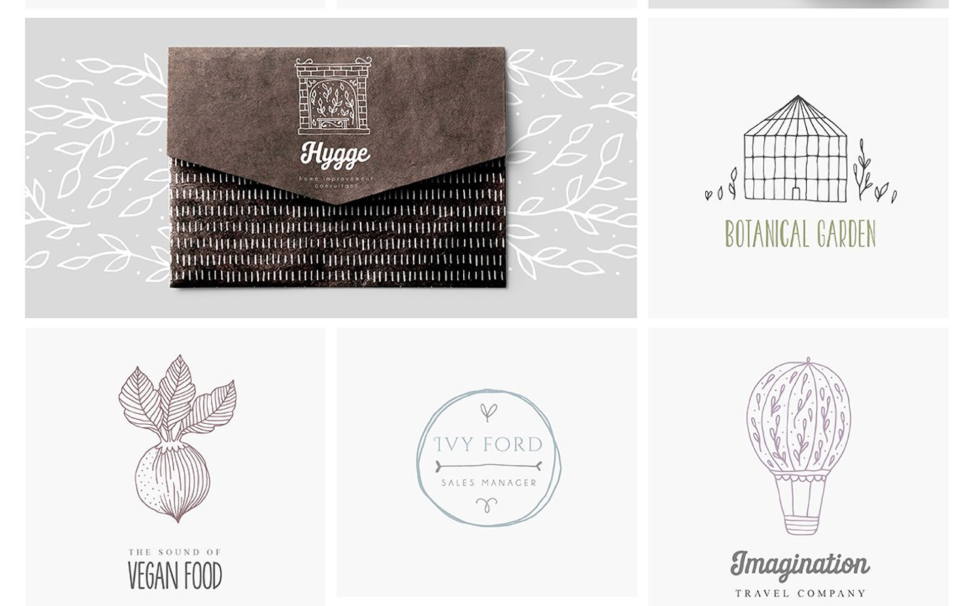 Download Иллюстрация "Hygge Collection - Illustration" / Hygge Collection - Illustration - Иллюстрация на тему графика hygge cozy home house card flower floral botanical book cover magazine poster print frame frames template blog web logo branding