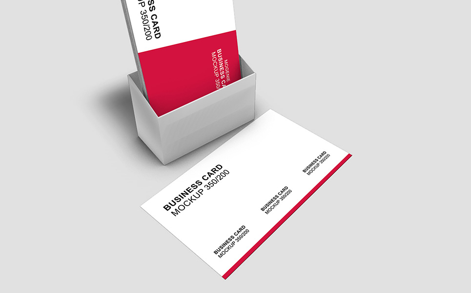 Download Мокап для продукта "Business card in a holder product mockup" / Business card in a holder product mockup - Мокап для продукта на тему графика card business visiting identity marketing