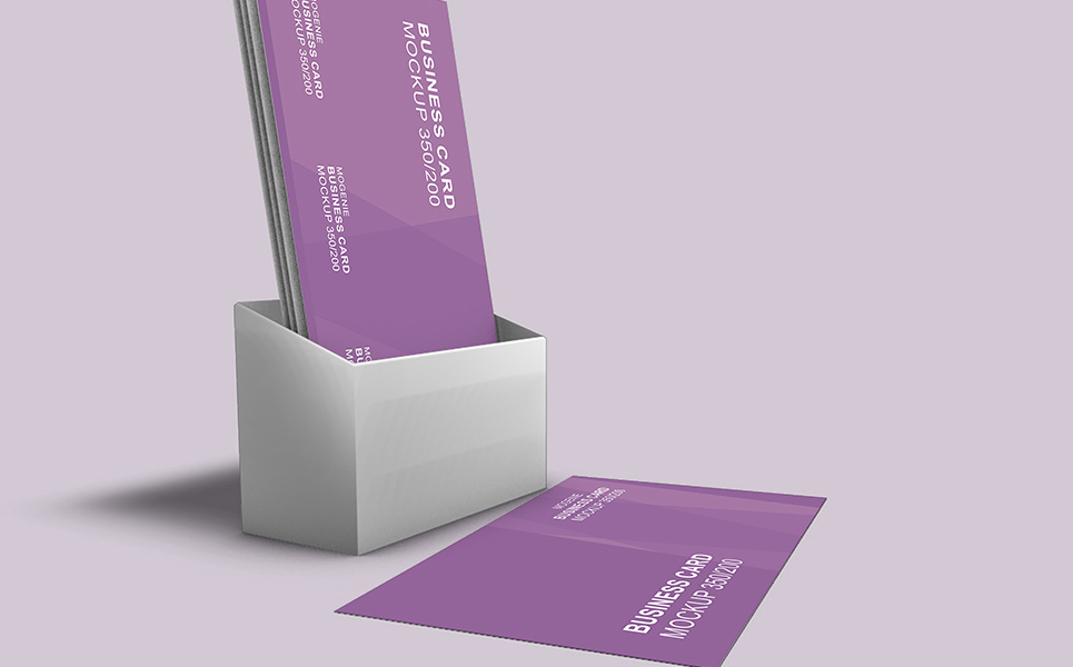 Download Мокап для продукта "Holder full of Business Cards product mockup" / Holder full of Business Cards product mockup - Мокап для продукта на тему графика visitng business card cards display marketing presentation showcase
