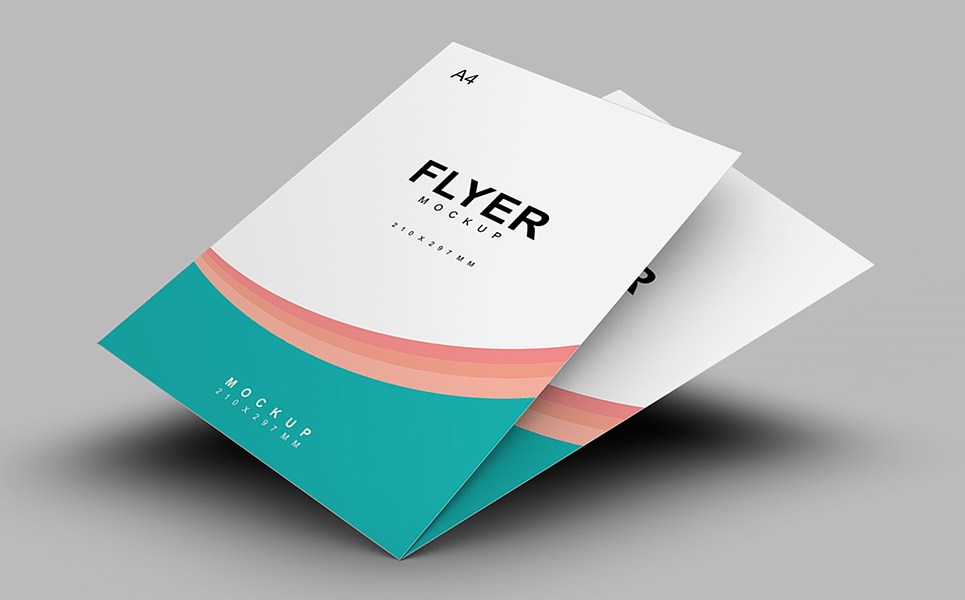 Classical A4 Flyer product mockup