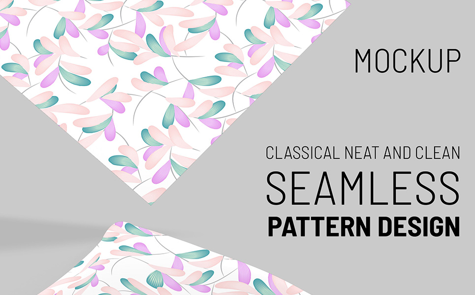 Download Pattern "Abstract floral seamless design Pattern" / Abstract floral seamless design Pattern - Pattern на тему графика fabric textile seamless repeat pattern surface floral leaf branch spring cute