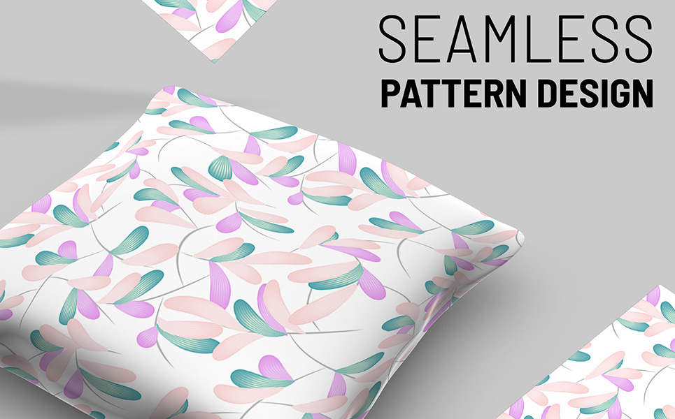 Download Pattern "Abstract floral seamless design Pattern" / Abstract floral seamless design Pattern - Pattern на тему графика fabric textile seamless repeat pattern surface floral leaf branch spring cute