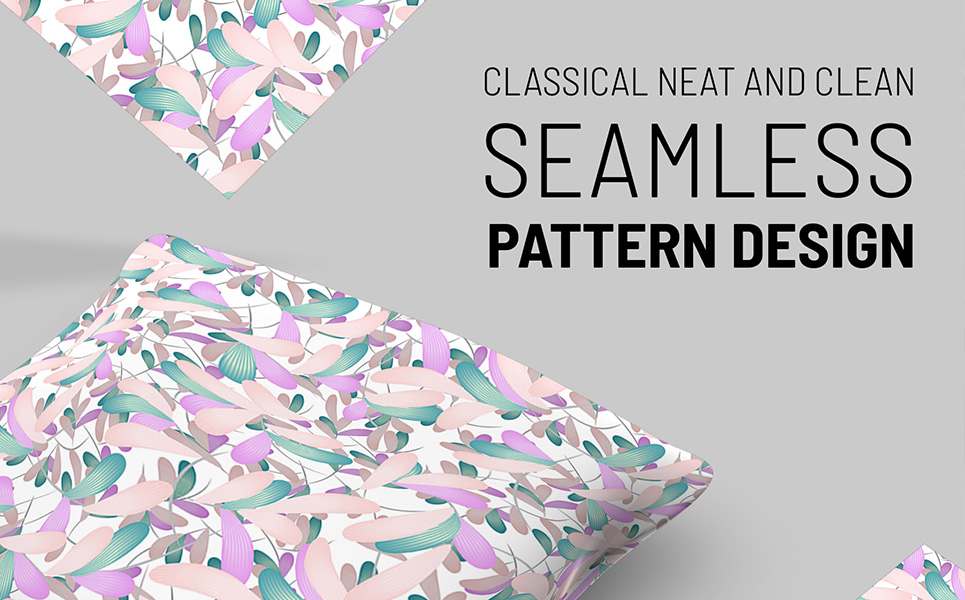 Download Pattern "Abstract floral seamless design Pattern" / Abstract floral seamless design Pattern - Pattern на тему графика fabric textile seamless repeat pattern surface floral leaf branch spring cute