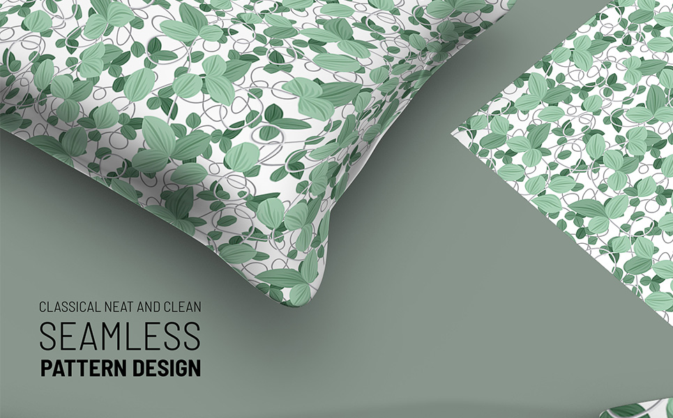 Download Pattern "Hand drawn floral beautiful repeat Pattern" / Hand drawn floral beautiful repeat Pattern - Pattern на тему графика repeat pattern floral branch plant spring green desire lovely fabric textile