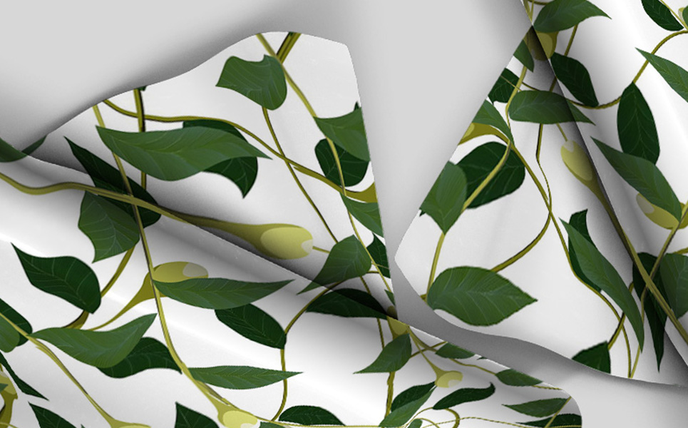 Download Pattern "Botanical classical hand drawn floral Pattern" / Botanical classical hand drawn floral Pattern - Pattern на тему графика fabric pattern textile design repeat floral flower hand drawn illustration plant branch leaf