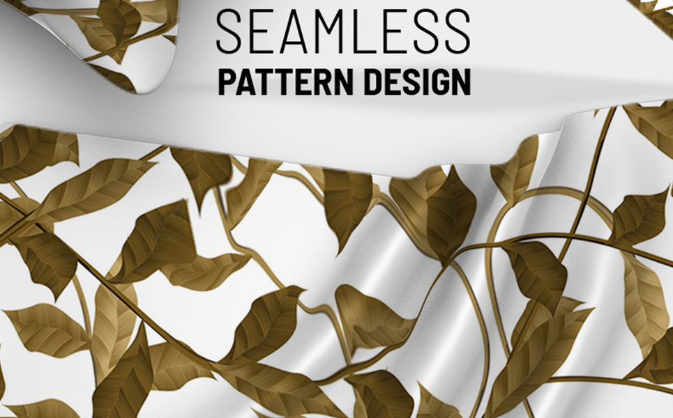 Download Pattern "Botanical beautiful abstract seamless Pattern" / Botanical beautiful abstract seamless Pattern - Pattern на тему графика fabric textile repeat surface floral pattern flower branch leaf plant