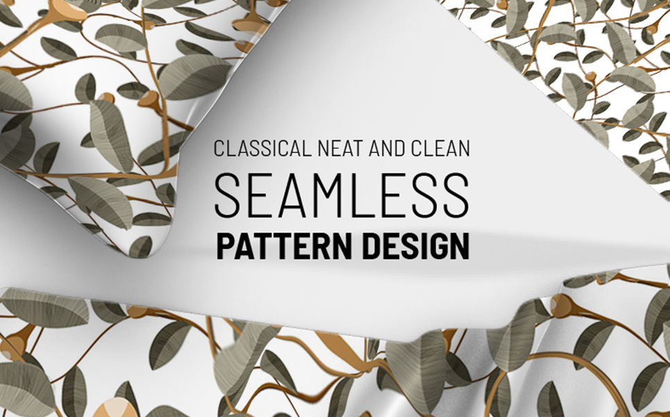 Download Pattern "Set of floral repeat design Pattern" / Set of floral repeat design Pattern - Pattern на тему графика fabric textile surface design pattern repeat floral flower plant branch leaf