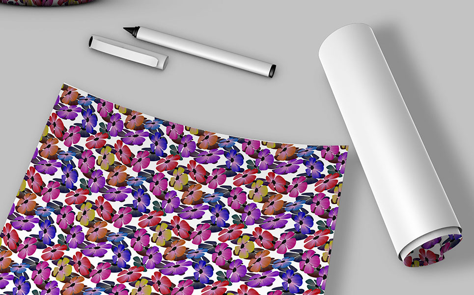 Download Pattern "Colorful flowery seamless Pattern" / Colorful flowery seamless Pattern - Pattern на тему графика colors colorful fabic textile design repeat background