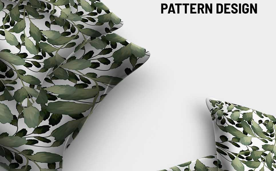 Download Pattern "Floral hand drawn beautiful seamless design Pattern" / Floral hand drawn beautiful seamless design Pattern - Pattern на тему графика green leaf nature plant isolated leaves tree grass garden frame natural symbol environment spring abstract flower flowers blossom pattern beauty