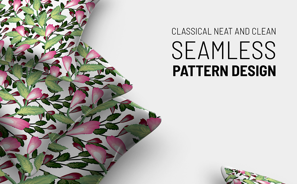 Download Pattern "Classical hand drawn floral design Pattern" / Classical hand drawn floral design Pattern - Pattern на тему графика 