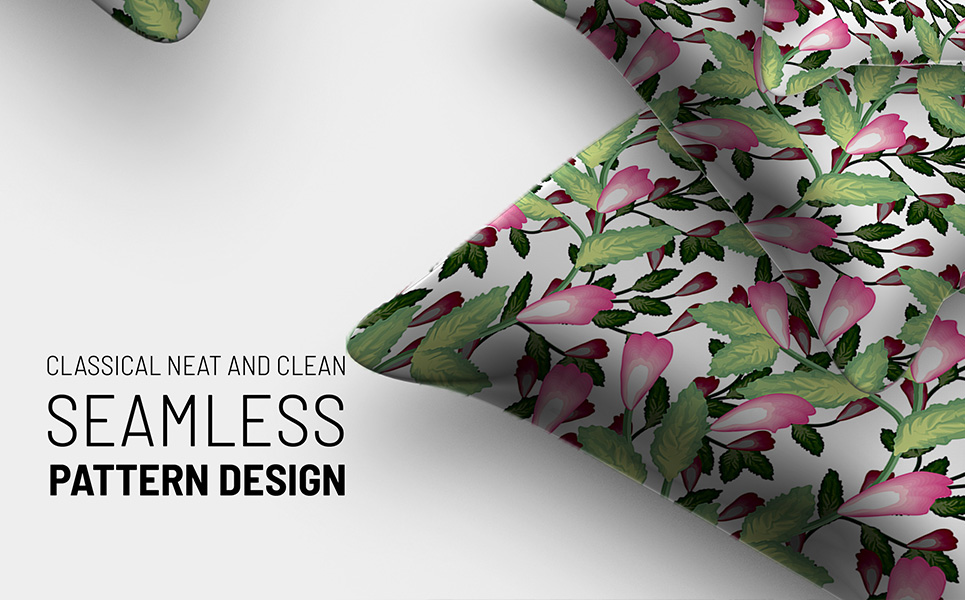 Download Pattern "Classical hand drawn floral design Pattern" / Classical hand drawn floral design Pattern - Pattern на тему графика 