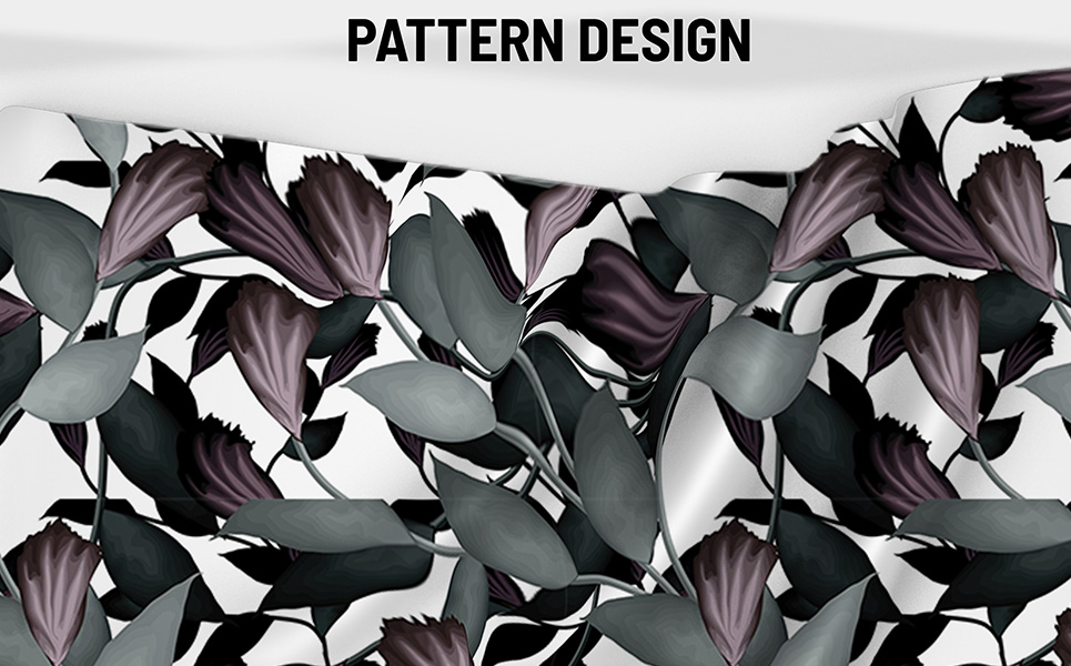 Download Pattern "Elegant hand drawn floral repeat Pattern" / Elegant hand drawn floral repeat Pattern - Pattern на тему графика 