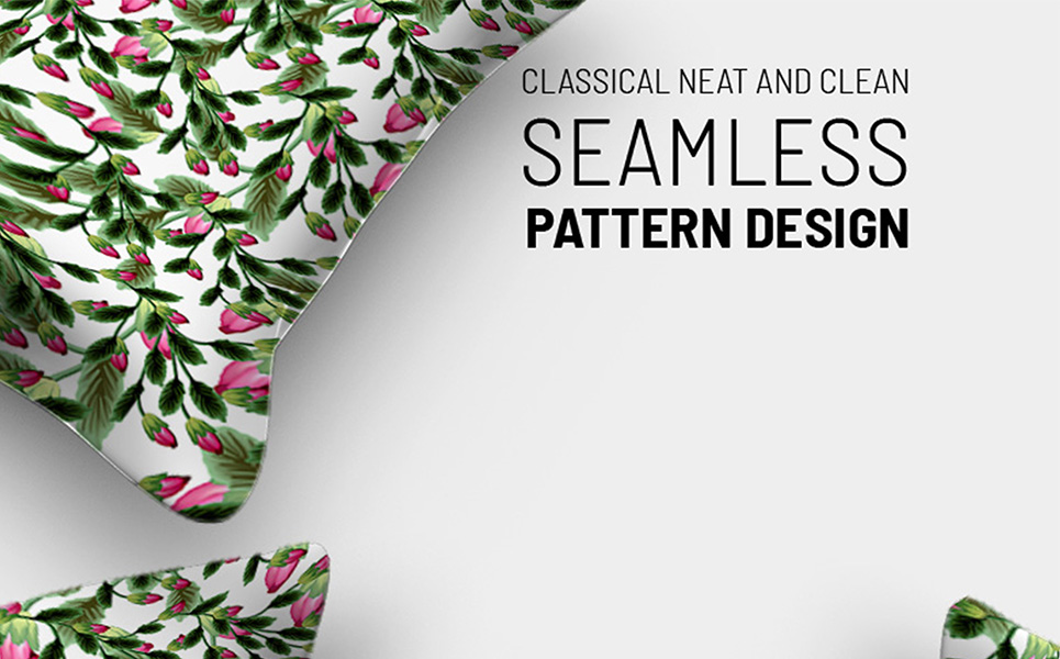 Download Pattern "Classical hand drawn floral repeat Pattern" / Classical hand drawn floral repeat Pattern - Pattern на тему графика green leaf nature plant isolated leaves tree grass garden frame natural symbol environment spring abstract flower flowers blossom pattern beauty