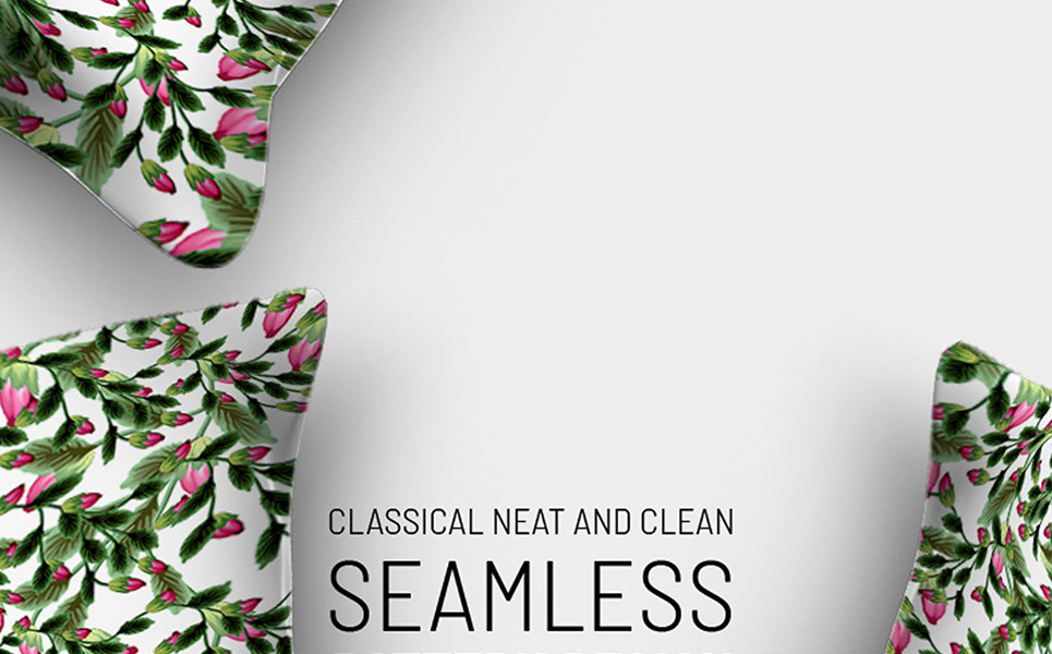 Download Pattern "Classical hand drawn floral repeat Pattern" / Classical hand drawn floral repeat Pattern - Pattern на тему графика green leaf nature plant isolated leaves tree grass garden frame natural symbol environment spring abstract flower flowers blossom pattern beauty