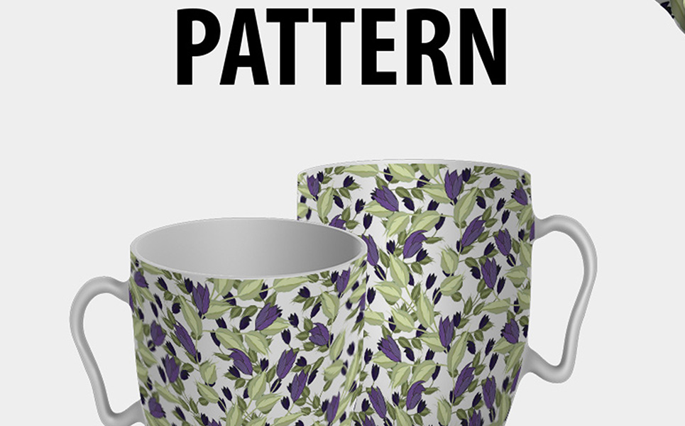 Download Pattern "Floral hand drawn repeat Pattern" / Floral hand drawn repeat Pattern - Pattern на тему графика green leaf nature plant isolated leaves tree grass garden frame natural symbol environment spring abstract flower flowers blossom pattern beauty