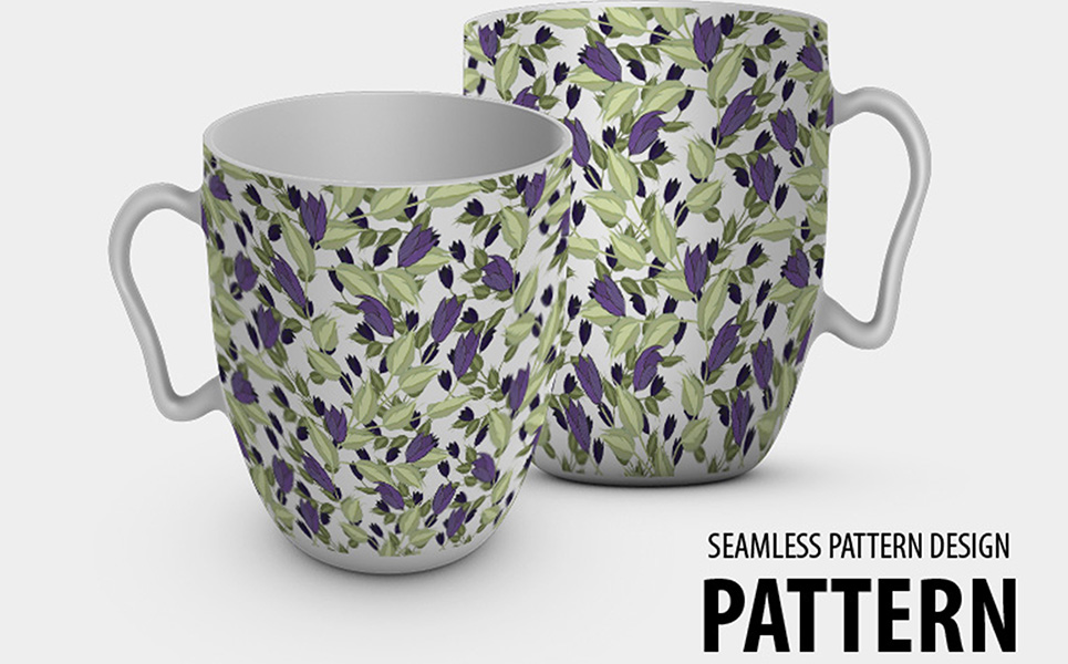 Download Pattern "Floral hand drawn repeat Pattern" / Floral hand drawn repeat Pattern - Pattern на тему графика green leaf nature plant isolated leaves tree grass garden frame natural symbol environment spring abstract flower flowers blossom pattern beauty