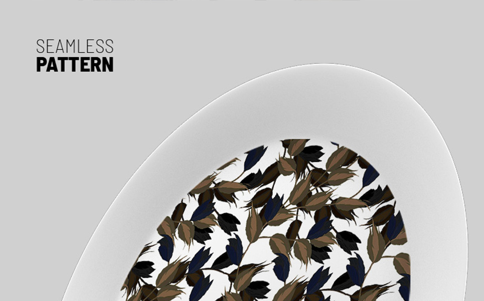 Download Pattern "Elegant floral seamless design Pattern" / Elegant floral seamless design Pattern - Pattern на тему графика 