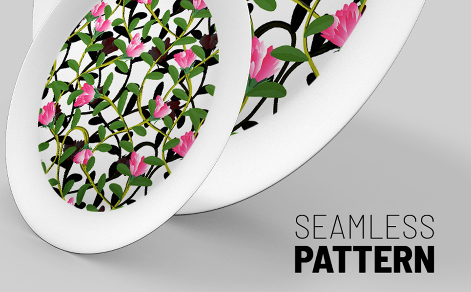 Download Pattern "Botanical beautiful hand drawn floral repeat Pattern" / Botanical beautiful hand drawn floral repeat Pattern - Pattern на тему графика green leaf nature plant isolated leaves tree grass garden frame natural symbol environment spring abstract flower flowers blossom pattern beauty