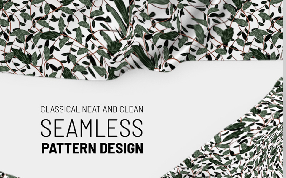 Download Pattern "Retro classical hand drawn floral repeat design Pattern" / Retro classical hand drawn floral repeat design Pattern - Pattern на тему графика green leaf nature plant isolated leaves tree grass garden frame natural symbol environment spring abstract flower flowers blossom pattern beauty
