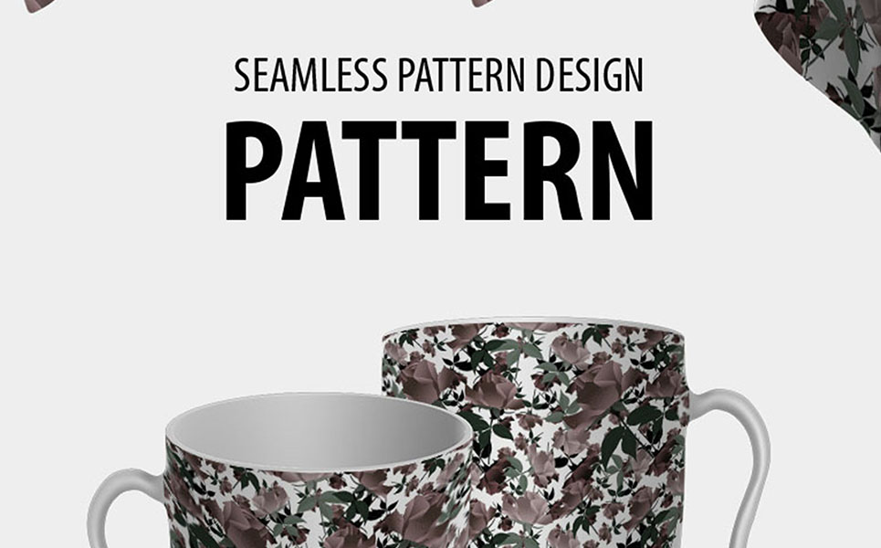 Download Pattern "Retro beautiful seamless floral seamless design Pattern" / Retro beautiful seamless floral seamless design Pattern - Pattern на тему графика green leaf nature plant isolated leaves tree grass garden frame natural symbol environment spring abstract flower flowers blossom pattern beauty