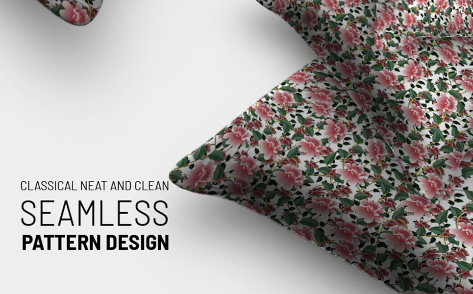 Download Pattern "Hand drawn floral illustration of repeat design Pattern" / Hand drawn floral illustration of repeat design Pattern - Pattern на тему графика green leaf nature plant isolated leaves tree grass garden frame natural symbol environment spring abstract flower flowers blossom pattern beauty