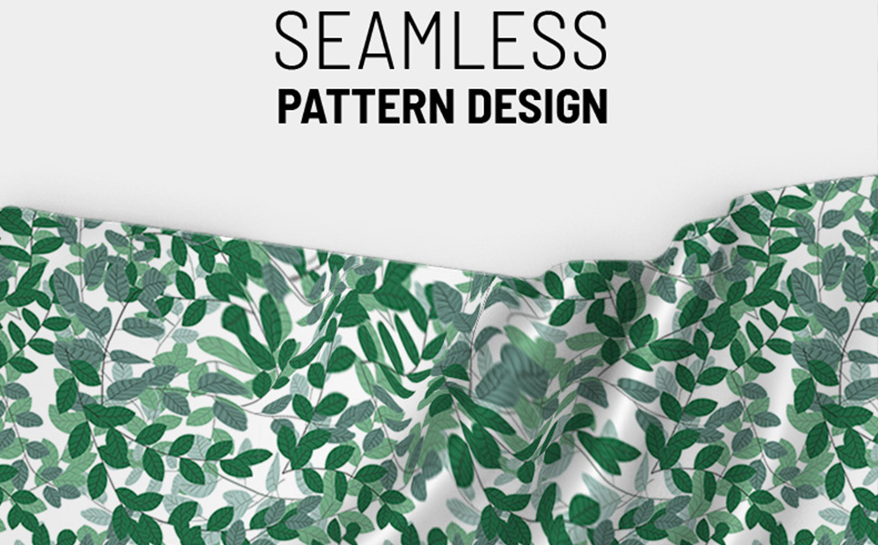 Download Pattern "Illustration of hand drawn seamless design Pattern" / Illustration of hand drawn seamless design Pattern - Pattern на тему графика green leaf nature plant isolated leaves tree grass garden frame natural symbol environment spring abstract flower flowers blossom pattern beauty