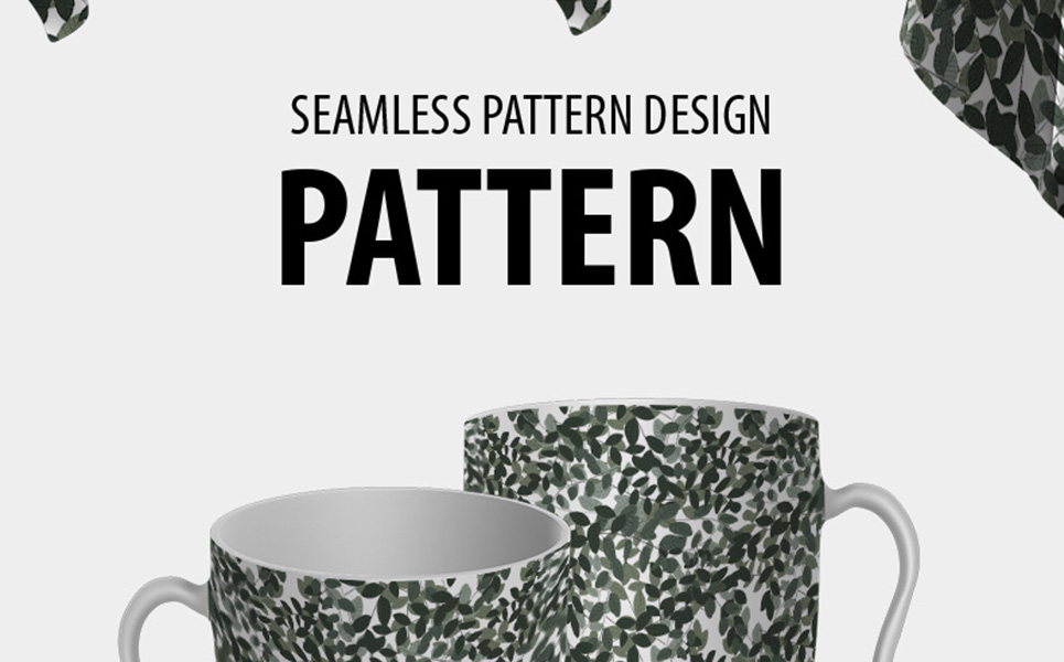 Download Pattern "Floral repeat design Pattern" / Floral repeat design Pattern - Pattern на тему графика green leaf nature plant isolated leaves tree grass garden frame natural symbol environment spring abstract flower flowers blossom pattern beauty