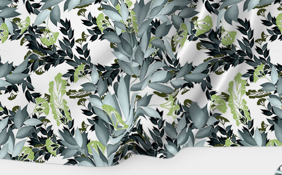 Download Pattern "Beautiful illustration of hand drawn flowery seamless branches Pattern" / Beautiful illustration of hand drawn flowery seamless branches Pattern - Pattern на тему графика green leaf nature plant isolated leaves tree grass garden frame natural symbol environment spring abstract flower flowers blossom pattern beauty