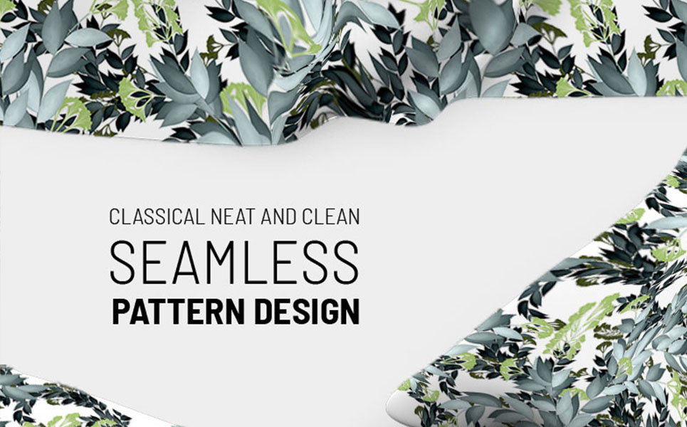 Download Pattern "Beautiful illustration of hand drawn flowery seamless branches Pattern" / Beautiful illustration of hand drawn flowery seamless branches Pattern - Pattern на тему графика green leaf nature plant isolated leaves tree grass garden frame natural symbol environment spring abstract flower flowers blossom pattern beauty