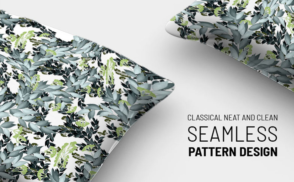 Download Pattern "Beautiful illustration of hand drawn flowery seamless branches Pattern" / Beautiful illustration of hand drawn flowery seamless branches Pattern - Pattern на тему графика green leaf nature plant isolated leaves tree grass garden frame natural symbol environment spring abstract flower flowers blossom pattern beauty