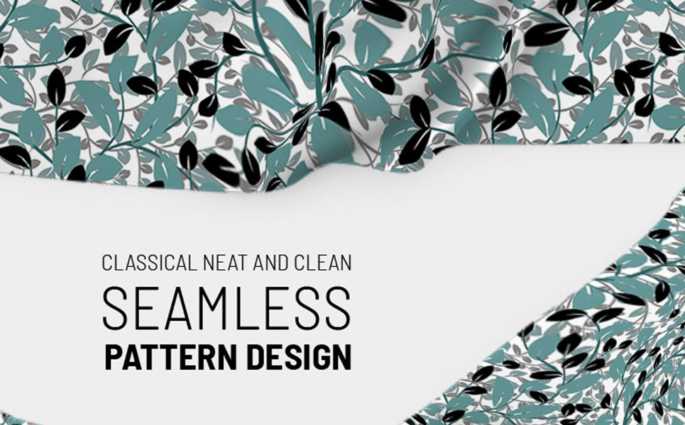 Download Pattern "Floral black and blue seamless Pattern" / Floral black and blue seamless Pattern - Pattern на тему графика green leaf nature plant leaves tree grass garden frame natural symbol environment spring abstract flower flowers blossom pattern beauty bloom