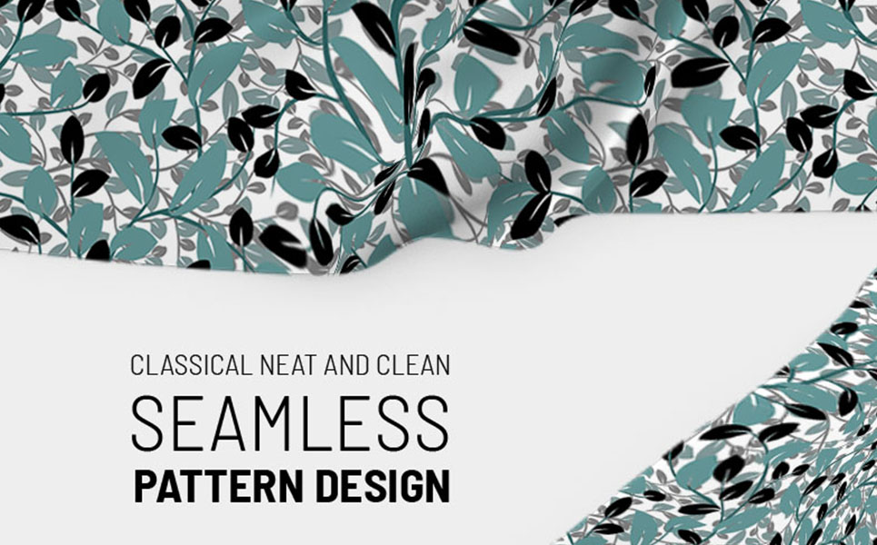 Download Pattern "Floral black and blue seamless Pattern" / Floral black and blue seamless Pattern - Pattern на тему графика green leaf nature plant leaves tree grass garden frame natural symbol environment spring abstract flower flowers blossom pattern beauty bloom