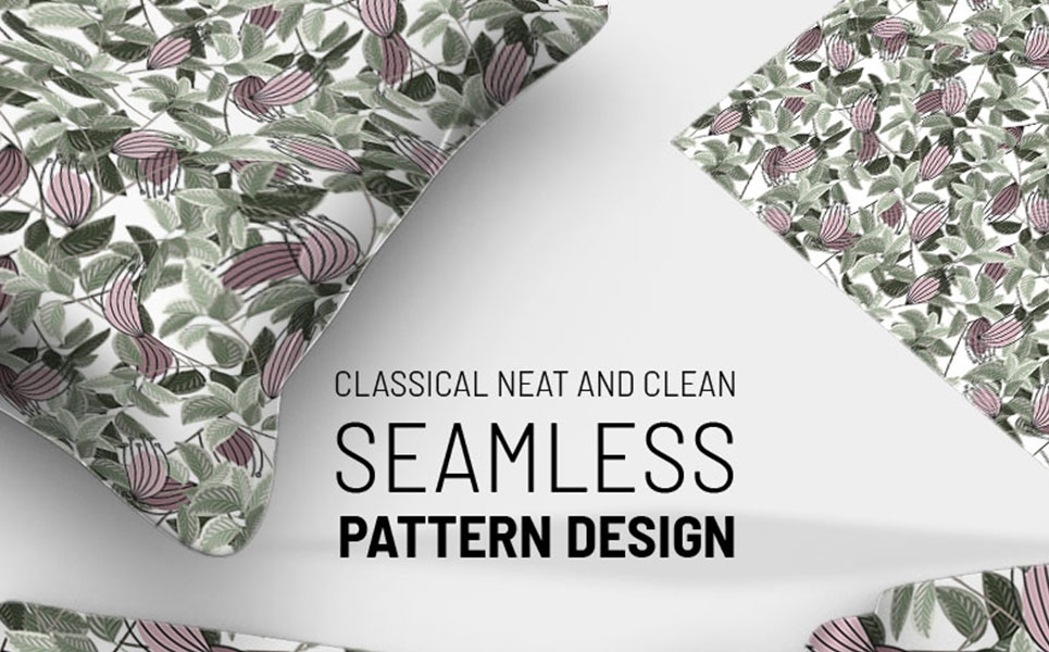 Download Pattern "Abstract seamless floral repeat design Pattern" / Abstract seamless floral repeat design Pattern - Pattern на тему графика green leaf nature plant isolated leaves tree grass garden frame natural symbol environment spring abstract flower flowers blossom pattern beauty