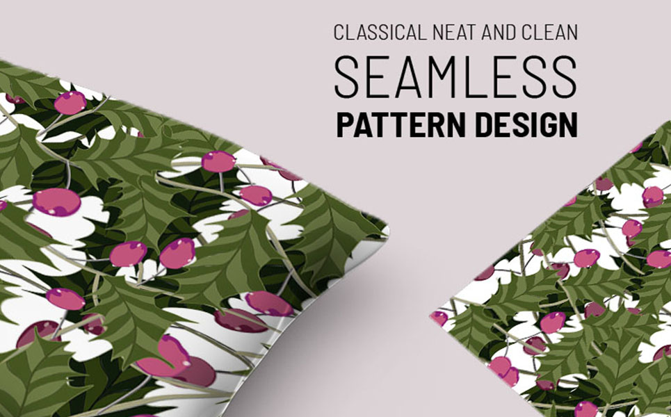 Download Pattern "Hand drawn floral seamless design Pattern" / Hand drawn floral seamless design Pattern - Pattern на тему графика green leaf nature plant isolated leaves tree grass garden frame natural symbol environment spring abstract flower flowers blossom pattern beauty