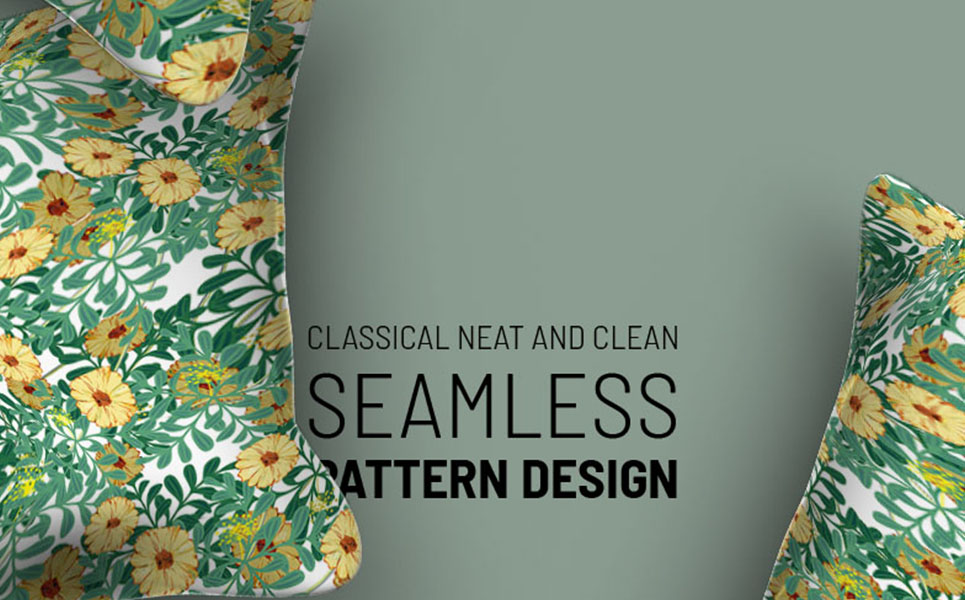 Download Pattern "Hand drawn beautiful floral repeat design Pattern" / Hand drawn beautiful floral repeat design Pattern - Pattern на тему графика green leaf nature plant isolated leaves tree grass garden frame natural symbol environment spring abstract flower flowers blossom pattern beauty