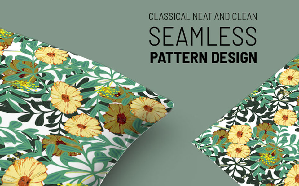 Download Pattern "Classical hand drawn floral repeat design Pattern" / Classical hand drawn floral repeat design Pattern - Pattern на тему графика green leaf nature plant isolated leaves tree grass garden frame natural symbol environment spring abstract flower flowers blossom pattern beauty
